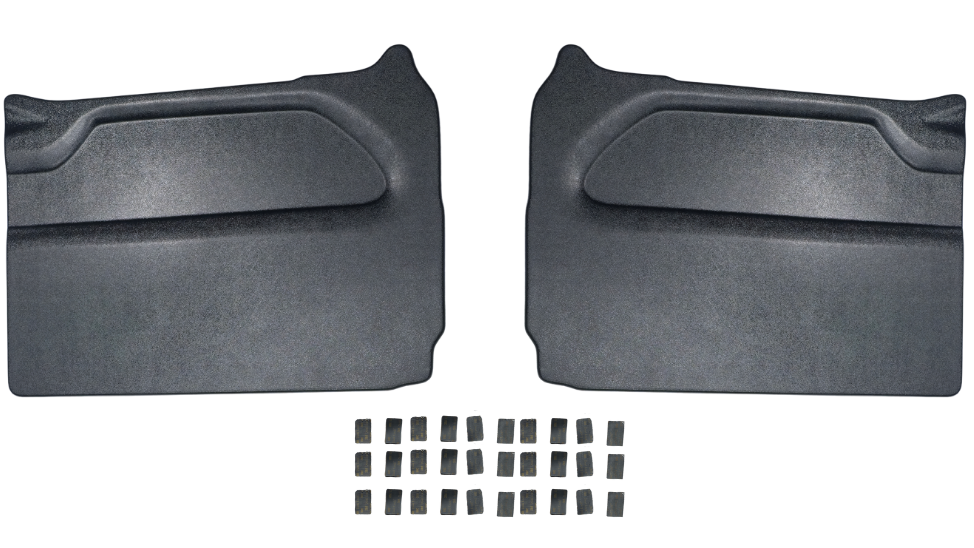 RD3121: 1961-1966 Ford F100 Door Panel *No Armrest* (Pair) - Hugo Style