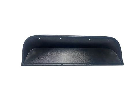 Pre-trimmed black textured ABS dash panel for 1967-1972 Ford truck, side profile shown against plain background