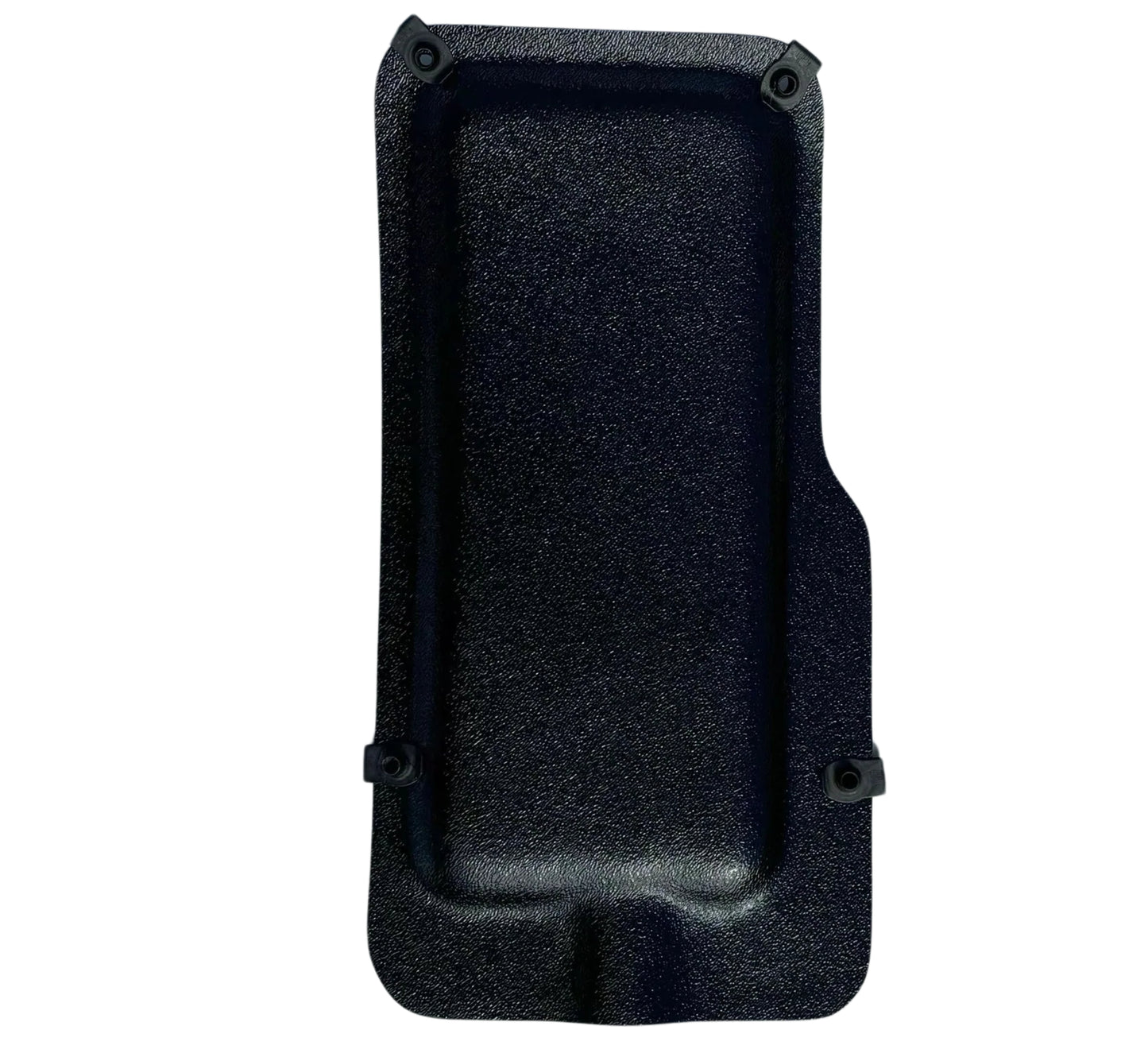 Black textured ABS fresh air block-off plate for 1953-1956 Ford truck, shown from above