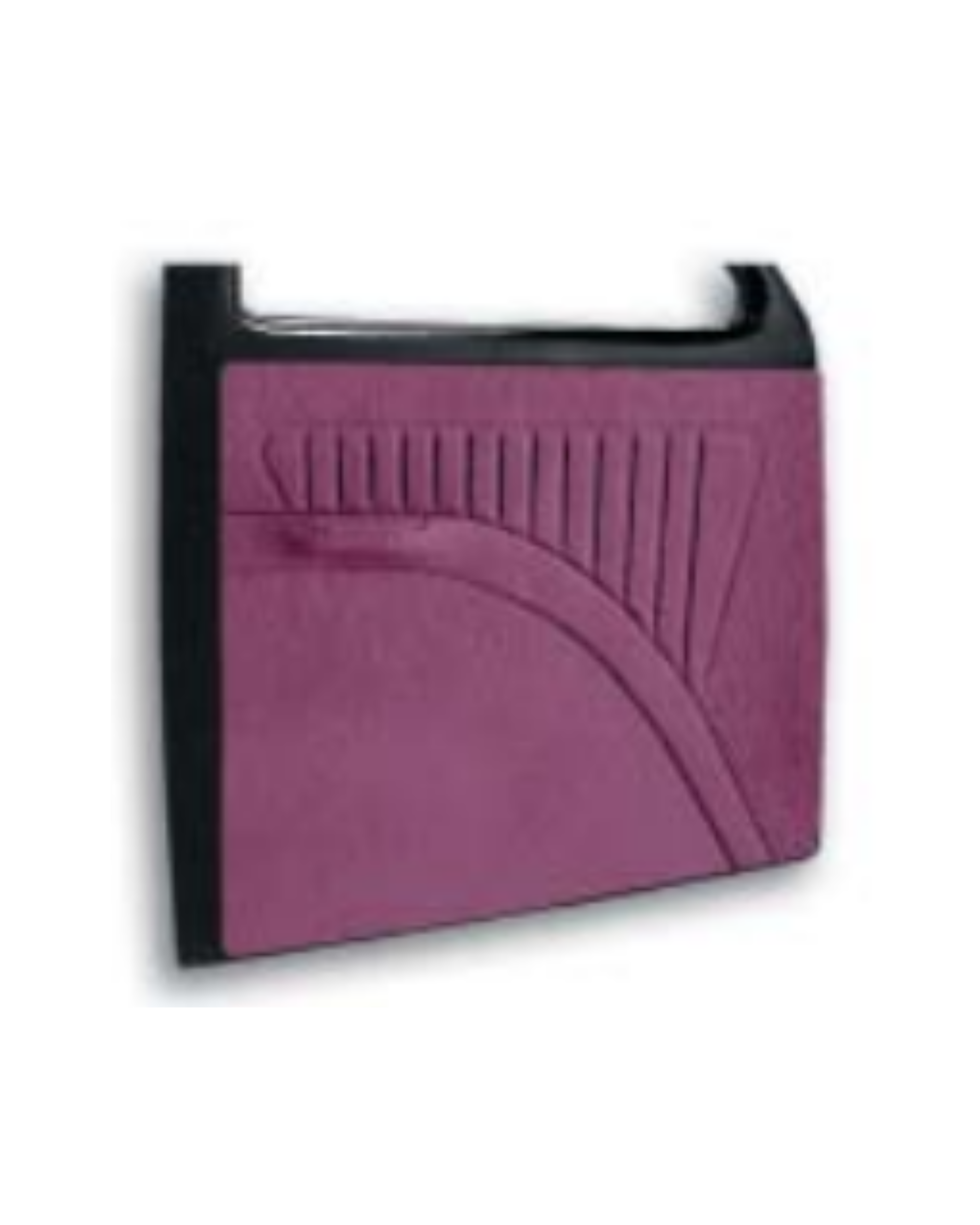 Universal 30 inch ABS door panel Youngster style — customer-installed example showing purple upholstered finish with molded design detail