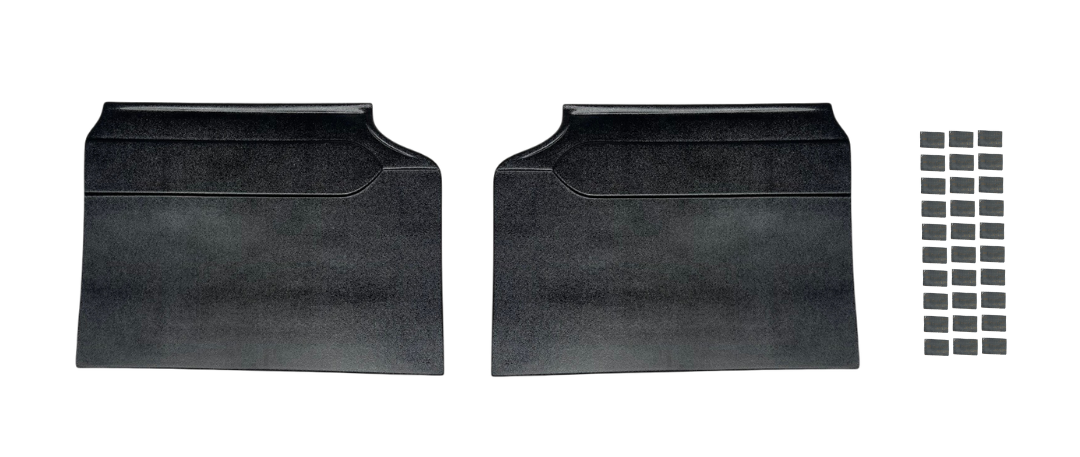 black abs interior truck door panel