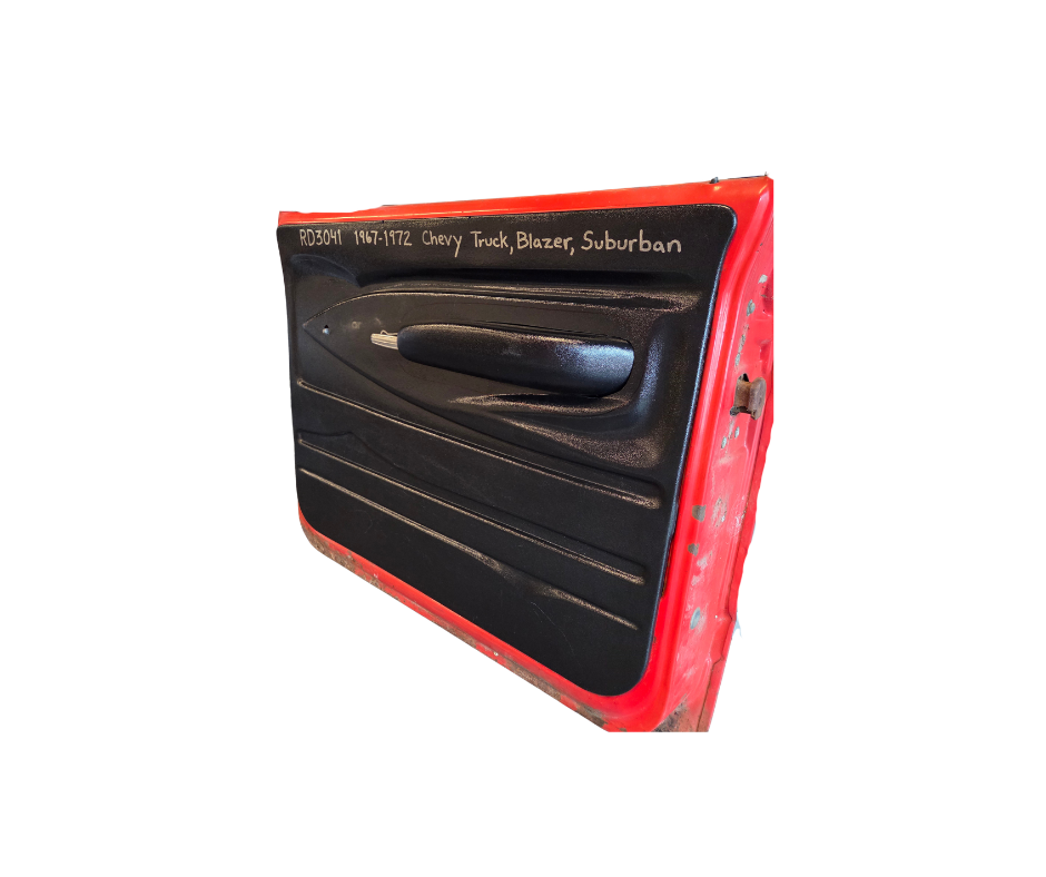 Customer-installed 1967–1972 Chevy Truck ABS door panel with separate armrest