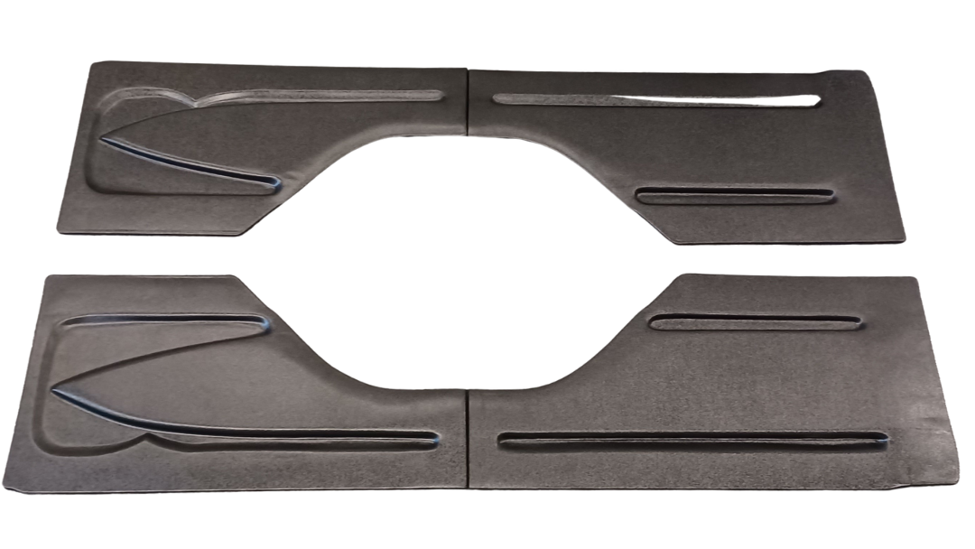1967–1972 Chevrolet Blazer smooth molded ABS front and rear quarter panels (4‑piece set)