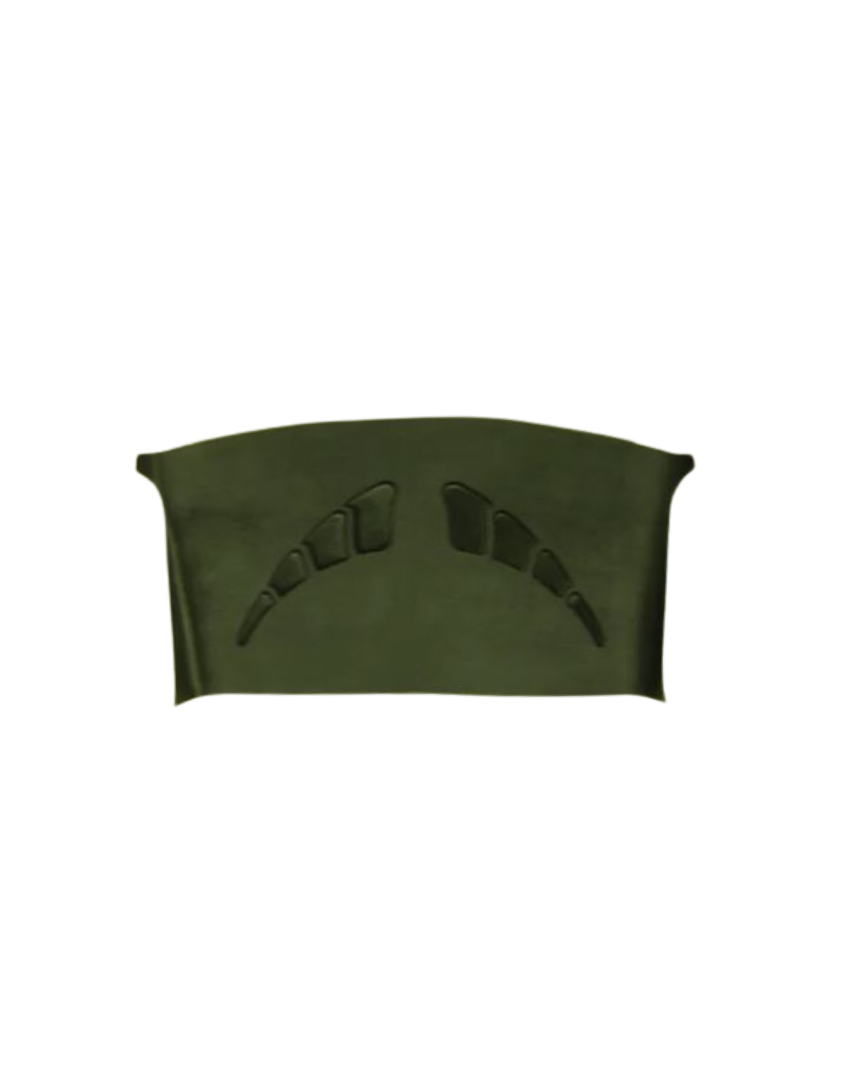 ABS molded headliner with deco insert cutouts for 1949–1953 Chevrolet pickup truck