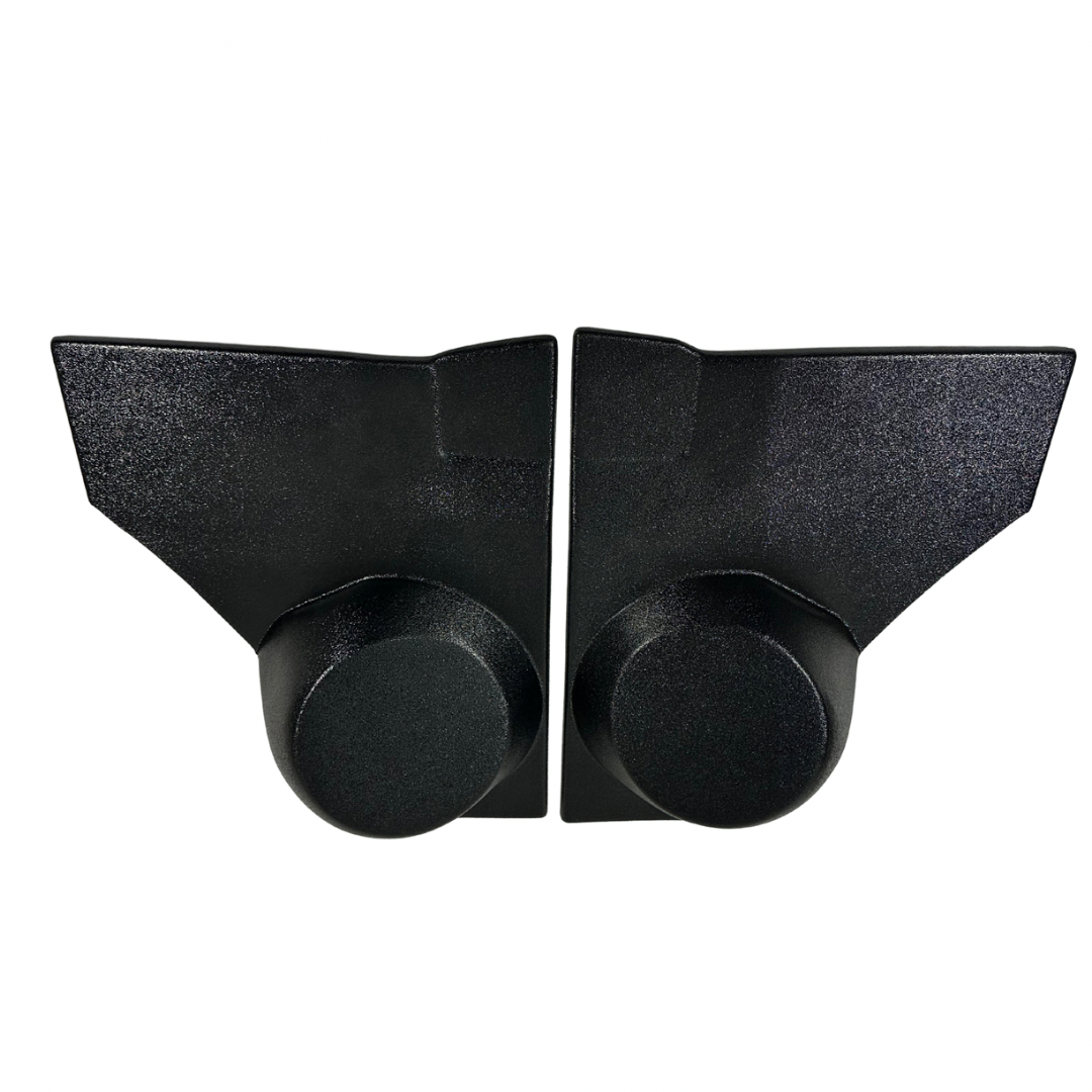 1961, 1962, 1963 Ford truck ABS black kick panels with 6.5-inch speaker pod accommodations