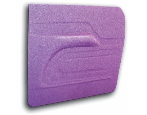 A purple door panel for a 1955-1959 Chevrolet Truck designed by Kobi Style.