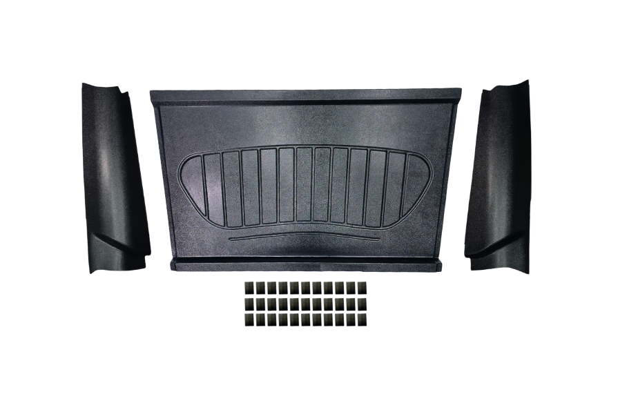 RD3215: 1953-1956 Ford Truck Small Window Rear Cab Cover with Design *Requires Original-Type Cardboard Headliner w/ Rubber Seal