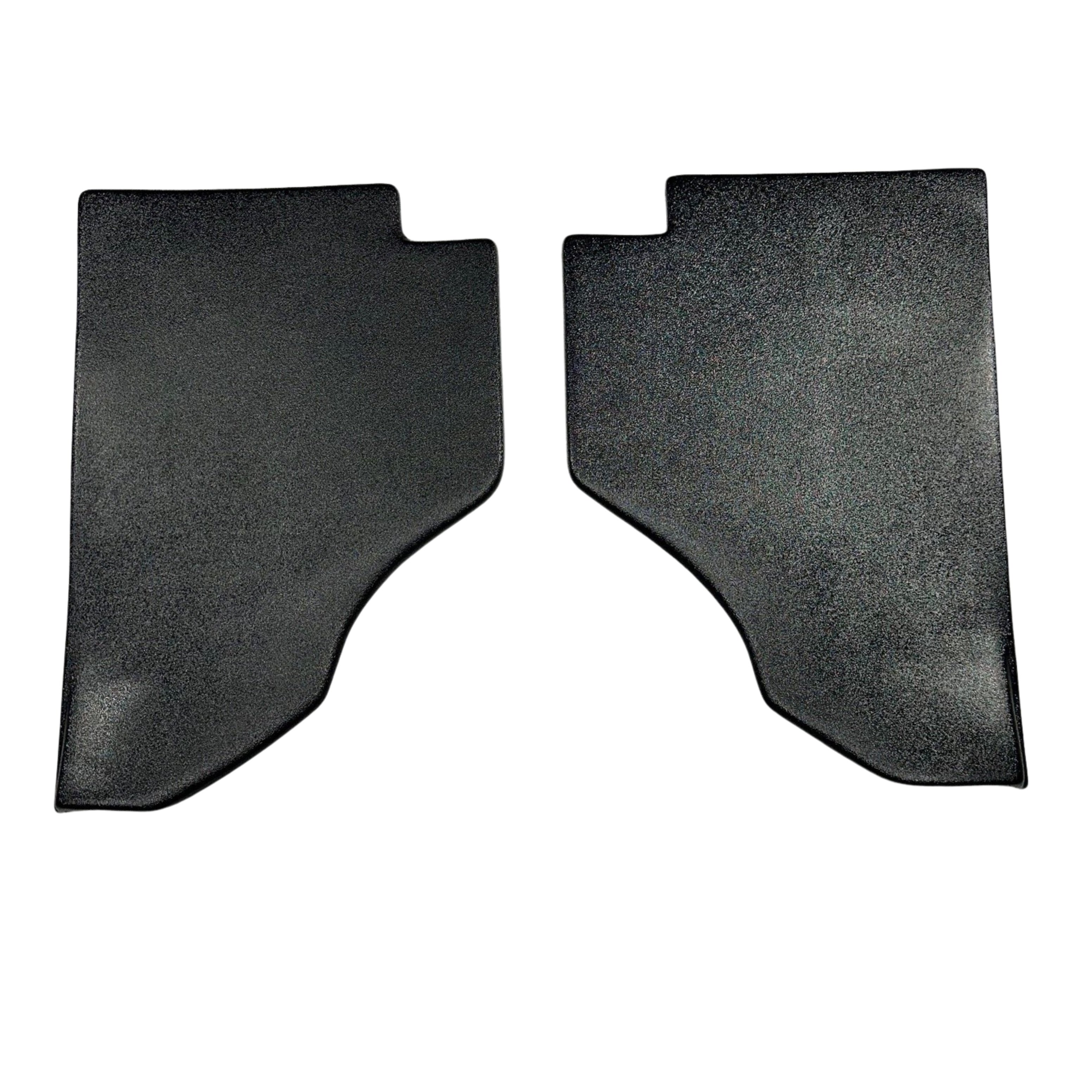 Pair of black 1956 Ford Truck Smooth ABS Kick Panels