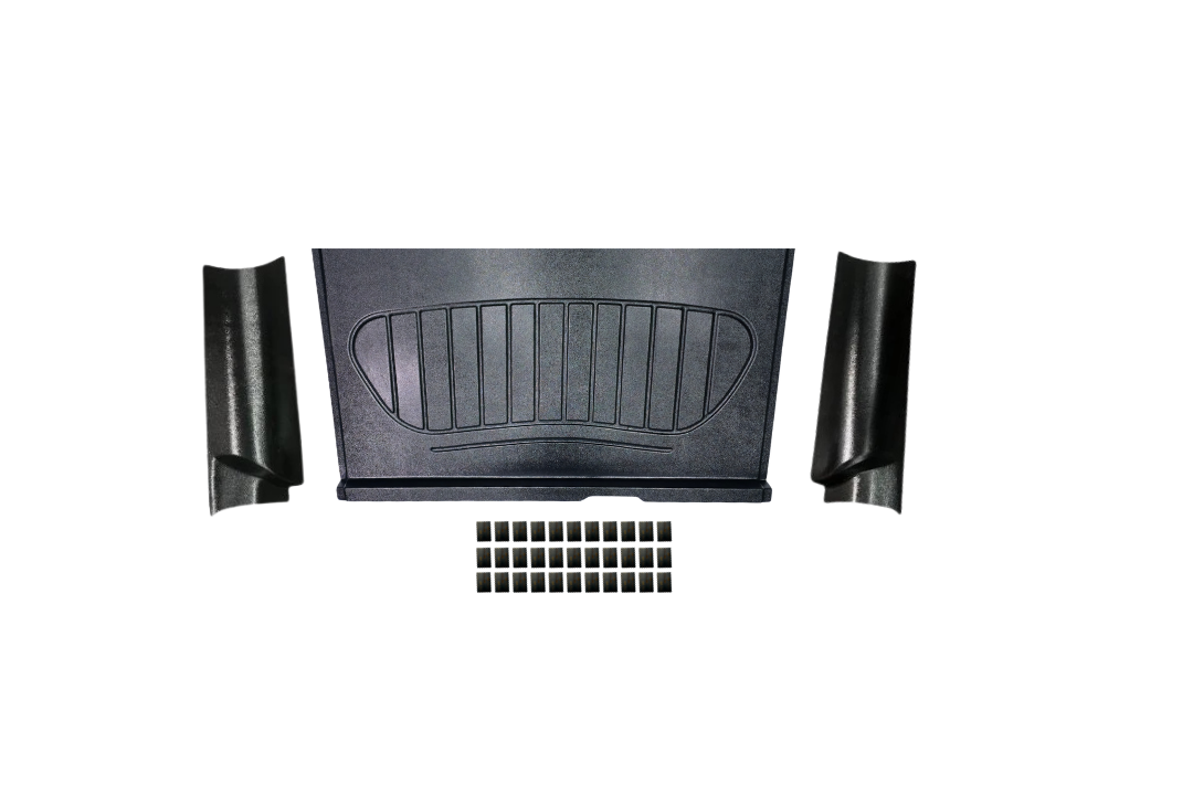 RD3279: 1953-1956 Ford Truck Large Rear Window Rear Cab Cover - Embossed Shaffer/McMahon Style  *Requires Original-Type Cardboard Headliner w/ Rubber Seal