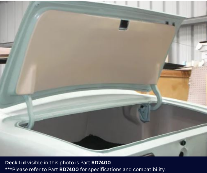 RD7414: 1967 Chevrolet Camaro Coupe Trunk Kit