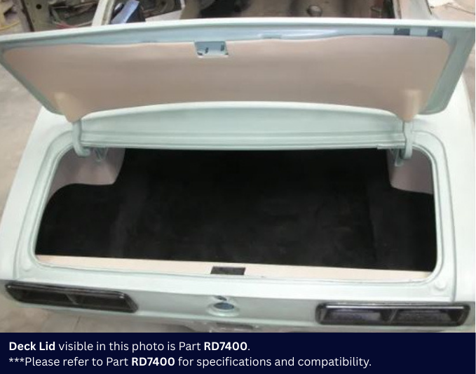 RD7414: 1967 Chevrolet Camaro Coupe Trunk Kit